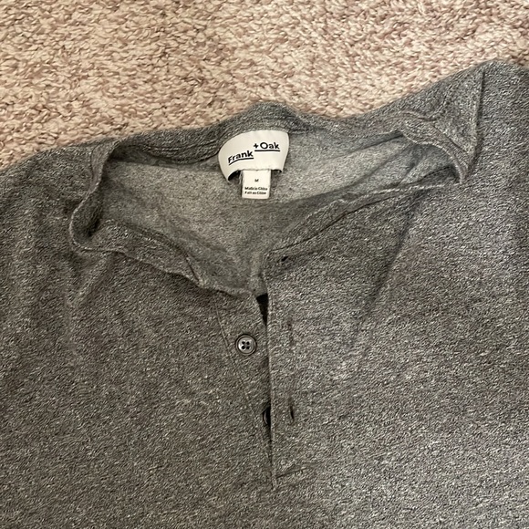 Frank + oak men’s gray tee medium - Picture 2 of 2